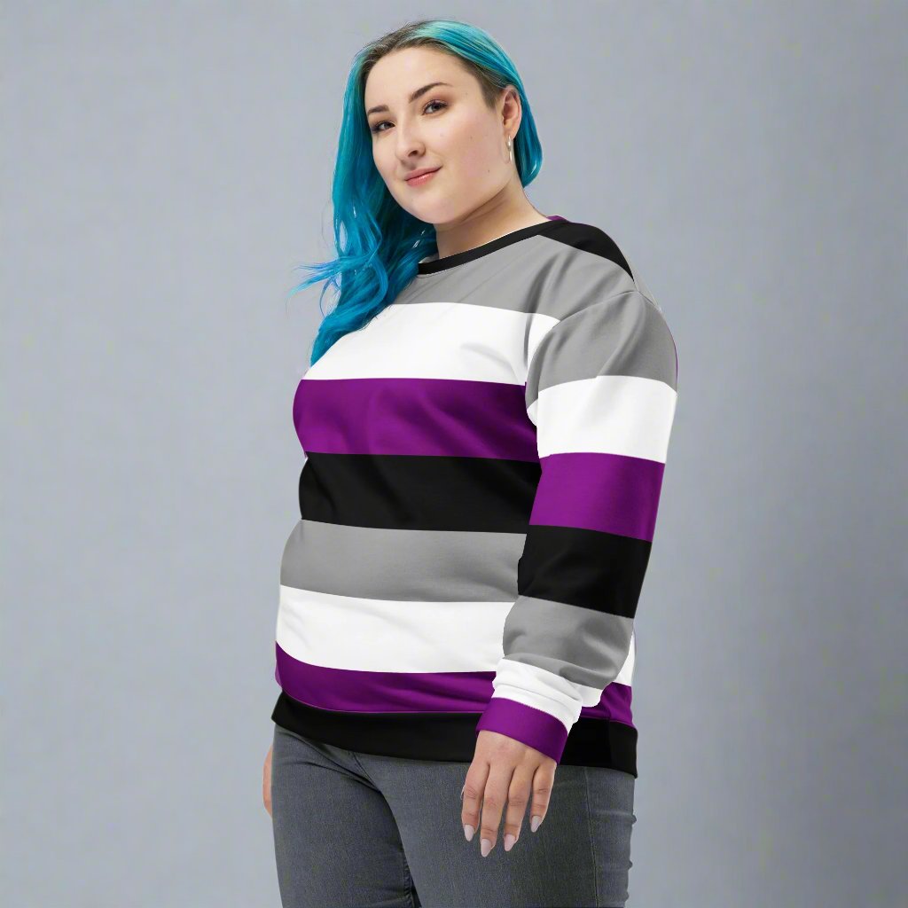 Asexual Pride Unisex Sweatshirt | Cozy, Durable Ace Pride Colors