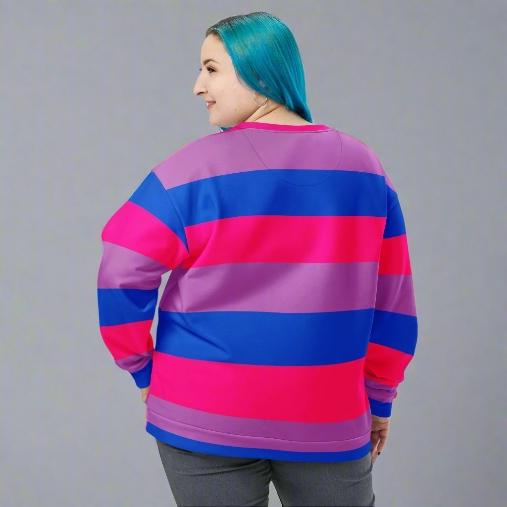 Bisexual Pride Unisex Sweatshirt | Comfortable &amp; Stylish LGBTQ+ Apparel