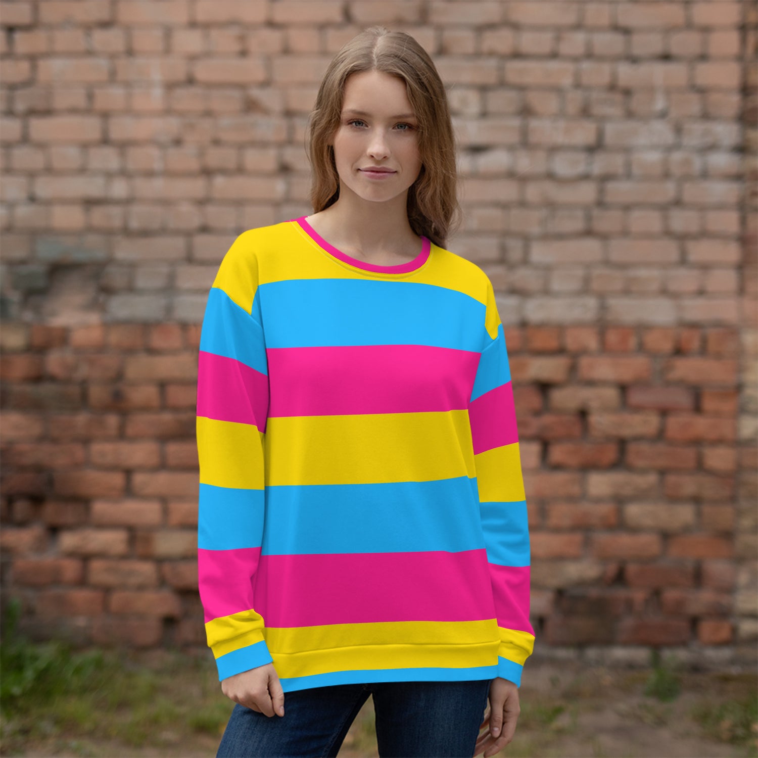 Pansexual Pride Sweatshirt | Cozy, Vibrant Pansexual Pride Pullover