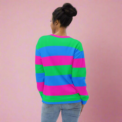 Polysexual Pride Unisex Sweatshirt | Comfortable &amp; Stylish Pride Apparel