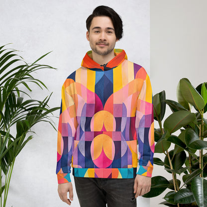 Kaleidoscope Pattern Queer Pride Hoodie | Vibrant, Comfortable LGBTQ+ Hoodie