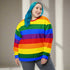 Rainbow Pride Unisex Sweatshirt | Cozy, Colorful LGBTQ+ Apparel