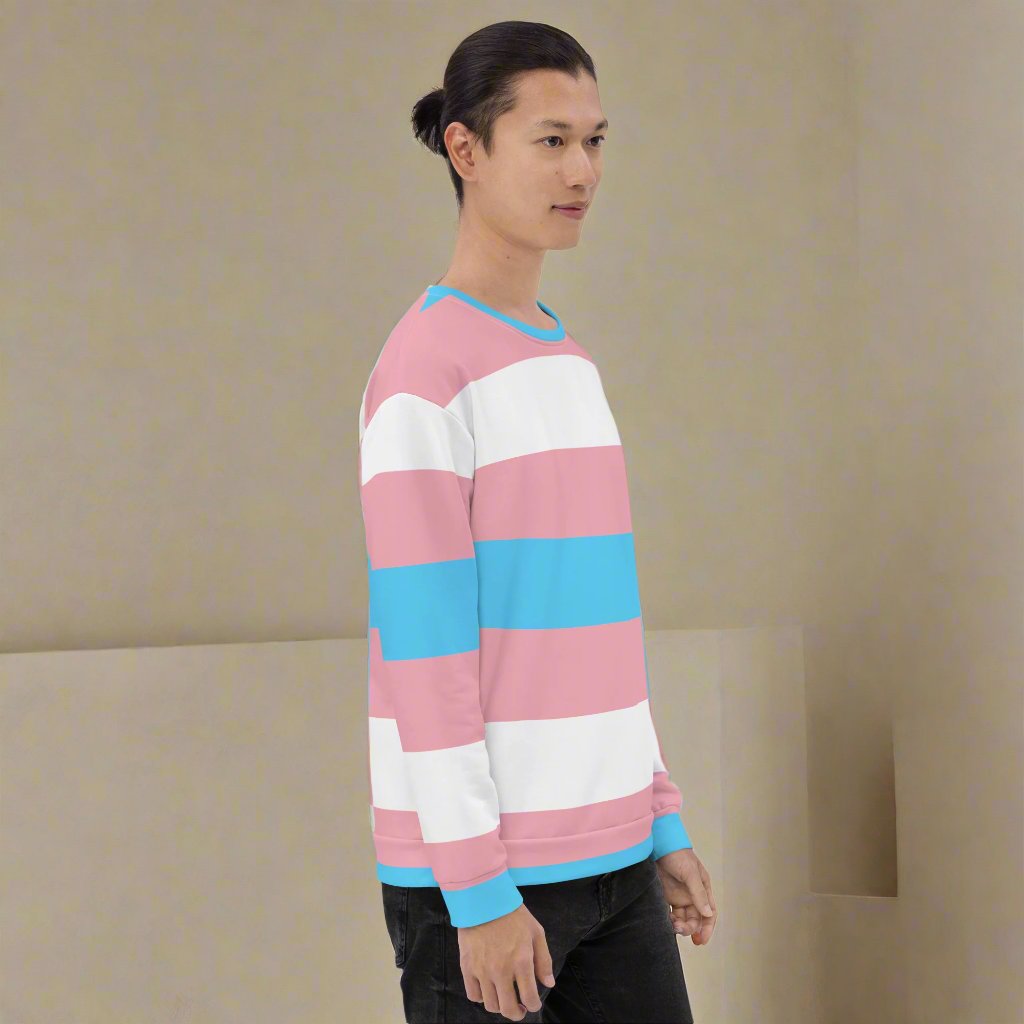 Transgender Pride Sweatshirt | Cozy &amp; Stylish Gender Inclusive Sweater