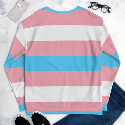 Transgender Pride Sweatshirt | Cozy &amp; Stylish Gender Inclusive Sweater